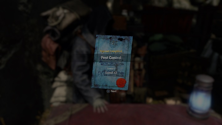 Za zlikwidowanie wszystkich szkodników w nagrodę otrzymacie trzy spinele (Spinel x3) - Resident Evil 4 Remake: Pest Control - Resident Evil 4 Remake - poradnik do gry