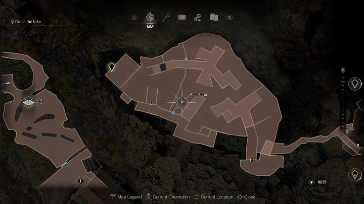 Po czwarty medalion będziecie musieli zejść do wody i udać się na południową część lokacji - Resident Evil 4 Remake: Destroy the Blue Medallions 2 - Resident Evil 4 Remake - poradnik do gry