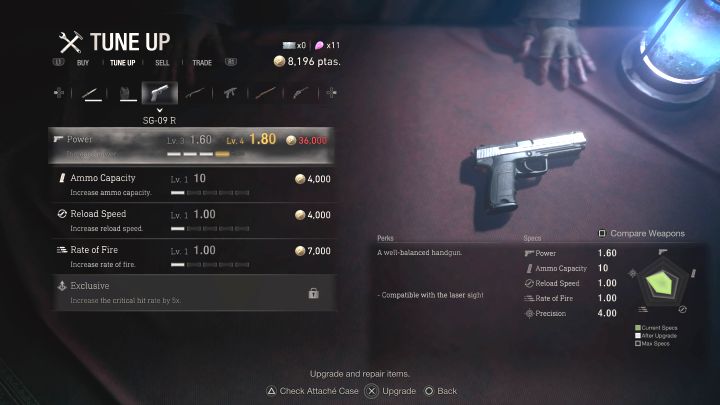 Sposób odblokowania: Zdobądź ekskluzywne ulepszenie dla broni (Exclusive) - Resident Evil 4 Remake: Trofea / Osiągnięcia - lista wszystkich, poradnik trofeowy - Resident Evil 4 Remake - poradnik do gry