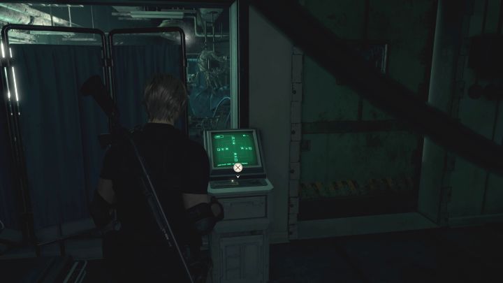 Po powrocie na północ terminal powinien być już aktywny i może wejść w interakcję z nim - Resident Evil 4 Remake: Zagadka z terminalem w Dissection - Resident Evil 4 Remake - poradnik do gry