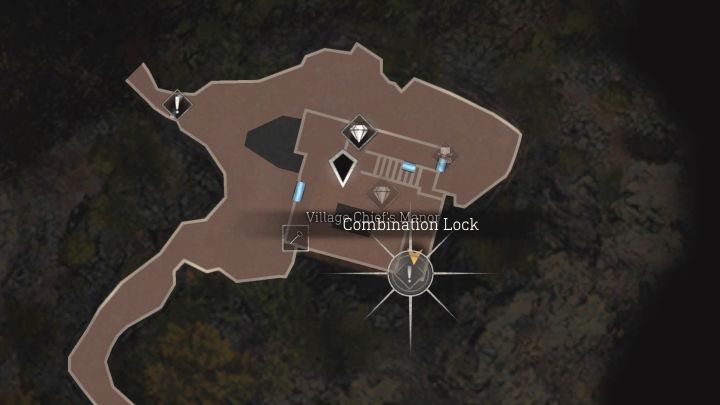 Zamek Combination Lock jest na parterze Village Chiefs Manor w wiosce - Resident Evil 4 Remake: Wszystkie kombinacje do zamków - Resident Evil 4 Remake - poradnik do gry
