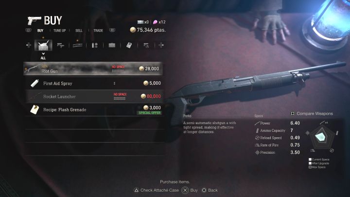 Strzelba o większej szybkostrzelności jest do zakupienia u handlarza od rozdziału 6 - Resident Evil 4 Remake: Lista wszystkich broni - Resident Evil 4 Remake - poradnik do gry