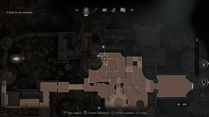 Po trzeci medalion kierujcie się na górę - Resident Evil 4 Remake: Destroy the Blue Medallions 3 - Resident Evil 4 Remake - poradnik do gry