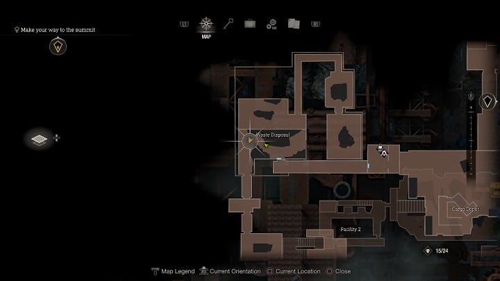 Pierwszego z czterech szczurów znajdziecie w Waste Disposal, w okolicy pokrętła obsługiwanego przez Ashley - Resident Evil 4 Remake: Even More Pest Control - Resident Evil 4 Remake - poradnik do gry