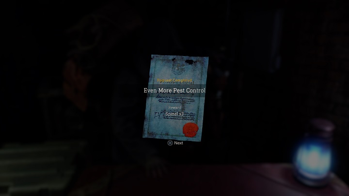 Za wykonanie zlecenia The Wandering Dead otrzymacie aż osiem spineli (x8 Spinel) - Resident Evil 4 Remake: The Wandering Dead - Resident Evil 4 Remake - poradnik do gry