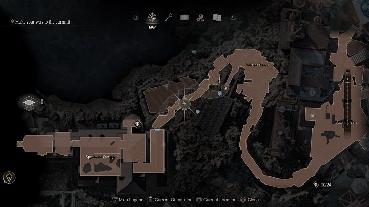 Pierwszy medalion znajdziecie niedaleko wspomnianego przejścia, trochę wyżej, na pobliskim rusztowaniu - Resident Evil 4 Remake: Destroy the Blue Medallions 6 - Resident Evil 4 Remake - poradnik do gry