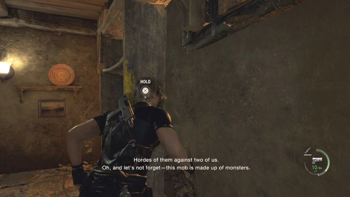 Możecie też przesunąć szafę i zablokować jedną z okiennic, ale to tylko tymczasowa metoda i mebel zostanie docelowo zniszczony - Resident Evil 4 Remake: Jak bronić się z Luisem w chatce (rozdział 5)? - Resident Evil 4 Remake - poradnik do gry