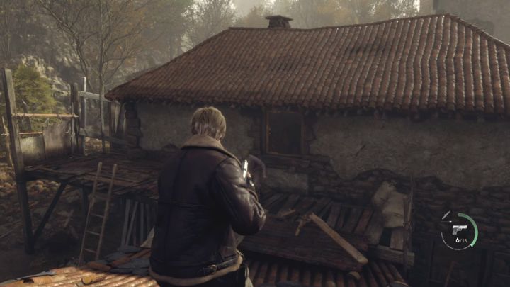 Prędzej czy później musicie uciec z piętra budynku - Resident Evil 4 Remake: Jak przetrwać bitwę w wiosce (Village Square)? - Resident Evil 4 Remake - poradnik do gry