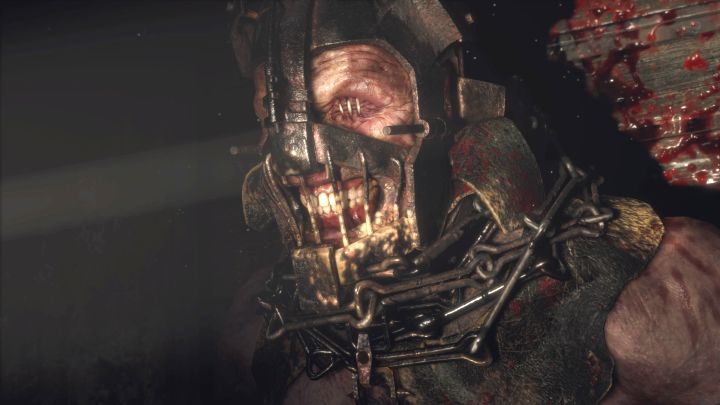 Po Zabraniu klucza wpadniecie przez podłogę do lochu i od razu napotkacie Garradora - Resident Evil 4 Remake: Jak pokonać bossa Garrador? - Resident Evil 4 Remake - poradnik do gry