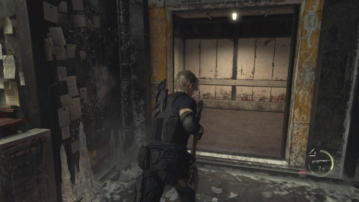 Jeśli wybraliście wariant unikania bossa, to od razu po dotarciu windy wyruszcie do niej - Resident Evil 4 Remake: Jak pokonać lub unikać bossa Verdugo? - Resident Evil 4 Remake - poradnik do gry