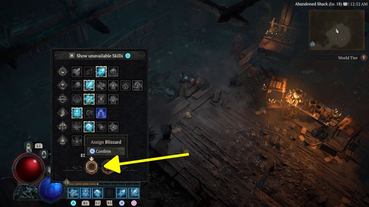 Wybierzcie dowolną aktywną umiejętność spośród posiadanych - Diablo 4: Czarodziej: Dziedzictwo magów - Diablo 4 - poradnik do gry