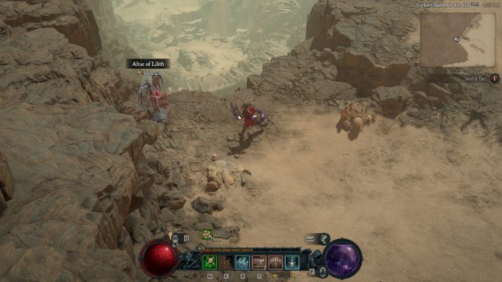 Ołtarz #11 znajdziecie niedaleko piwnicy Forlorn Cavern - Diablo 4: Ołtarze Lilit (Altars of Lilith) - Kehjistan - Diablo 4 - poradnik do gry
