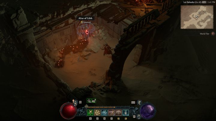 Ołtarz #1 znajdziecie przy północnej granicy lokacji Kehjistan w ruinach starego budynku - Diablo 4: Ołtarze Lilit (Altars of Lilith) - Kehjistan - Diablo 4 - poradnik do gry