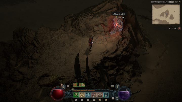 Ołtarz #3 znajduje się w centralnej części Amber Sands - Diablo 4: Ołtarze Lilit (Altars of Lilith) - Kehjistan - Diablo 4 - poradnik do gry