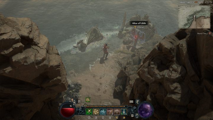 Ołtarz #18 znajdziecie nad wodą, na krańcu zachodniej części mapy - Diablo 4: Ołtarze Lilit (Altars of Lilith) - Kehjistan - Diablo 4 - poradnik do gry