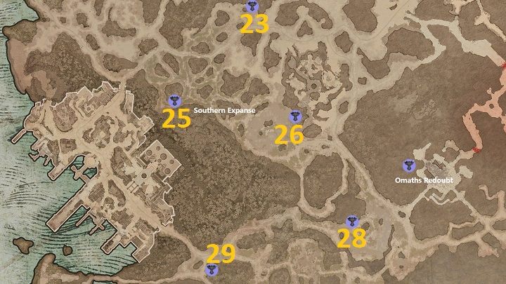 Na obszarze Southern Expanse znajduje się 5 Ołtarzy do odkrycia - Diablo 4: Ołtarze Lilit (Altars of Lilith) - Kehjistan - Diablo 4 - poradnik do gry