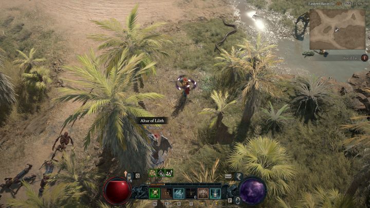 Ołtarz #29 znajdziecie niedaleko piwnicy Maruders Hideaway pod palmami - Diablo 4: Ołtarze Lilit (Altars of Lilith) - Kehjistan - Diablo 4 - poradnik do gry