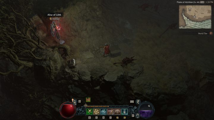 Ołtarz #21 znajdziecie na południowym krańcu mapy nad wodą - Diablo 4: Ołtarze Lilit (Altars of Lilith) - Hawezar - Diablo 4 - poradnik do gry