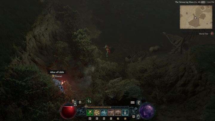 Ołtarz #16 przysłaniają drzewa - Diablo 4: Ołtarze Lilit (Altars of Lilith) - Hawezar - Diablo 4 - poradnik do gry