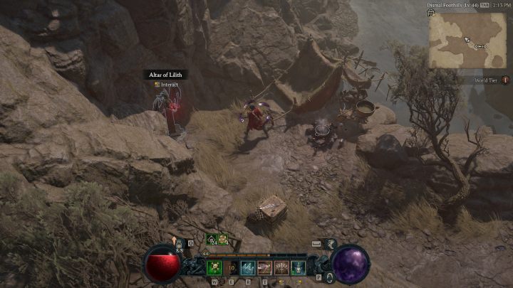 Ołtarz #34 znajduje się niedaleko lochu Lights Refuge - Diablo 4: Ołtarze Lilit (Altars of Lilith) - Hawezar - Diablo 4 - poradnik do gry