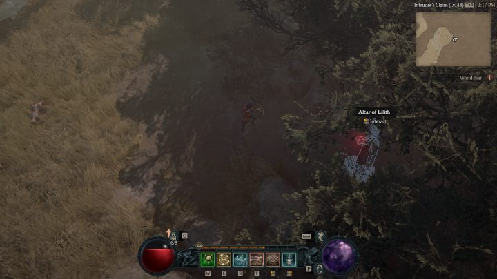 Ołtarz #33 jest na końcu drogi w północnej części Dismal Foothills - Diablo 4: Ołtarze Lilit (Altars of Lilith) - Hawezar - Diablo 4 - poradnik do gry