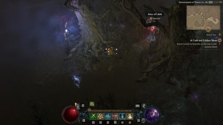 Ołtarz #32 jest w północnej części The Writhing Mire - Diablo 4: Ołtarze Lilit (Altars of Lilith) - Hawezar - Diablo 4 - poradnik do gry