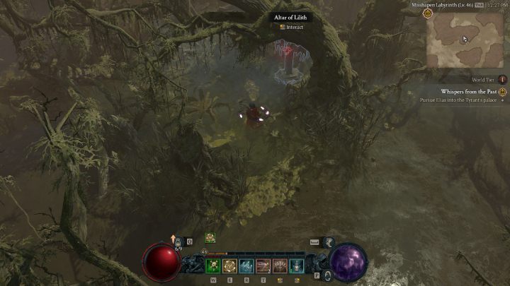 Ołtarz #6 jest w południowej części The Writhing Mire - Diablo 4: Ołtarze Lilit (Altars of Lilith) - Hawezar - Diablo 4 - poradnik do gry