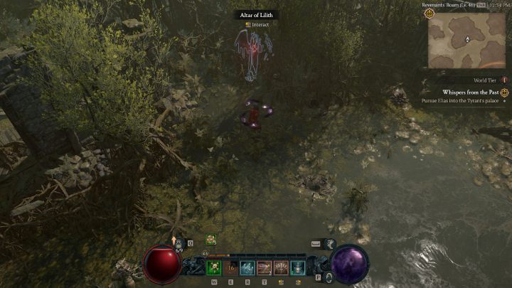 Ołtarz #7 znajdziecie w zachodniej części obszaru Rotspill Delta w niewielkiej wnęce - Diablo 4: Ołtarze Lilit (Altars of Lilith) - Hawezar - Diablo 4 - poradnik do gry