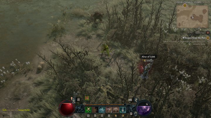 Ołtarz #17 znajdziecie na północ od lochu Ghoa Ruins - Diablo 4: Ołtarze Lilit (Altars of Lilith) - Hawezar - Diablo 4 - poradnik do gry