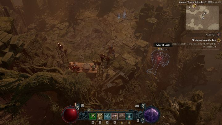 Aby dostać się do Ołtarza #28 musicie przeskoczyć nad przepaścią - Diablo 4: Ołtarze Lilit (Altars of Lilith) - Hawezar - Diablo 4 - poradnik do gry