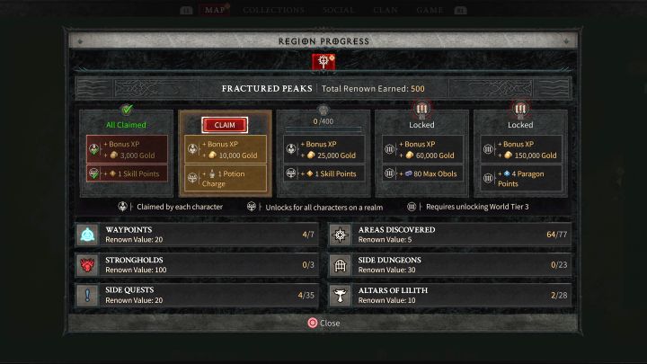 4 leczenia to mało, ale w miarę przechodzenia gry możecie zwiększać limit - Diablo 4: Jak mieć więcej mikstur zdrowia (Healing Potions)? - Diablo 4 - poradnik do gry