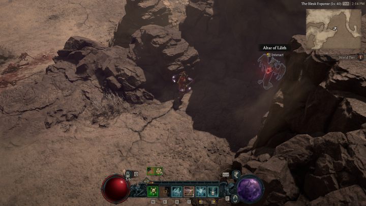 Ołtarz #17 znajdziecie niedaleko areny z bossem świata - Diablo 4: Ołtarze Lilit (Altars of Lilith) - Dry Steppes - Diablo 4 - poradnik do gry