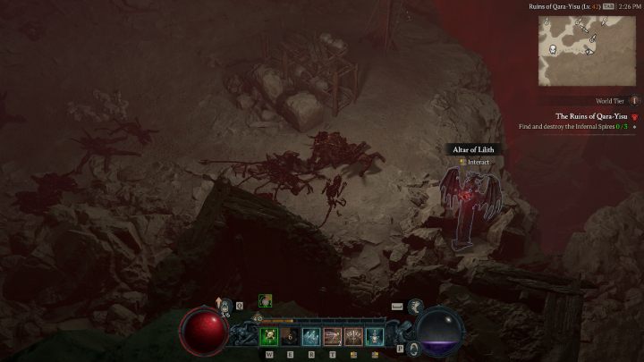 Ołtarz #18 znajduje się na krańcu lokacji, w której jest twierdza Qara Yisu - Diablo 4: Ołtarze Lilit (Altars of Lilith) - Dry Steppes - Diablo 4 - poradnik do gry