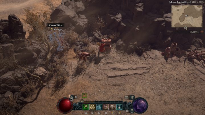 Ołtarz #10 znajdziecie blisko lochu Sealed Archives - Diablo 4: Ołtarze Lilit (Altars of Lilith) - Dry Steppes - Diablo 4 - poradnik do gry