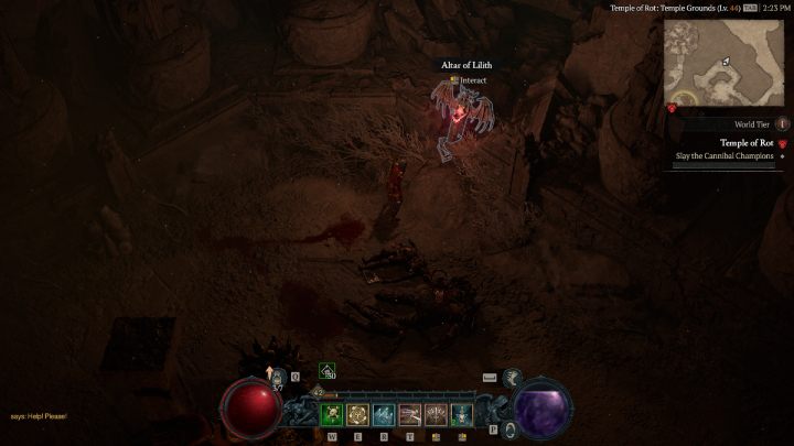 Ołtarz #9 znajduje się we wschodniej części twierdzy Temple of Rot - Diablo 4: Ołtarze Lilit (Altars of Lilith) - Dry Steppes - Diablo 4 - poradnik do gry