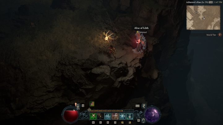 Ołtarz #28 znajdziecie w ślepym zaułku we wschodniej części obszaru Dindai Flats - Diablo 4: Ołtarze Lilit (Altars of Lilith) - Dry Steppes - Diablo 4 - poradnik do gry