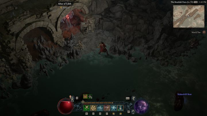 Ołtarz #30 znajduje się w centralnym, ciemnoniebieskim obszarze Dindai Flats - Diablo 4: Ołtarze Lilit (Altars of Lilith) - Dry Steppes - Diablo 4 - poradnik do gry