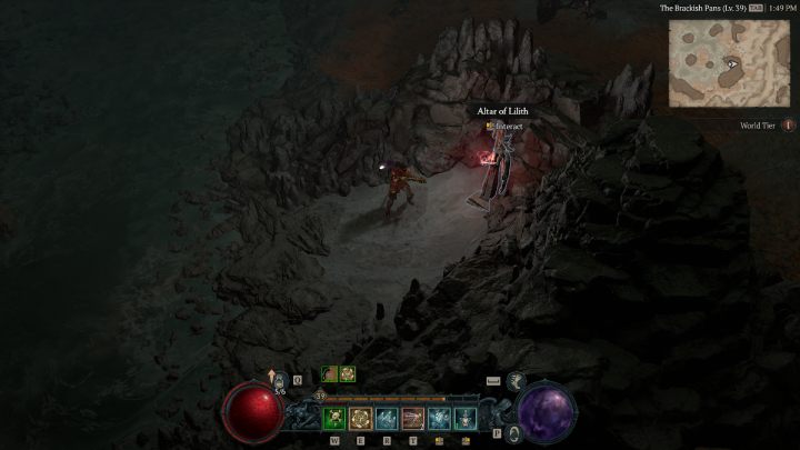 Ołtarz #32 również znajdziecie na ciemnoniebieskim obszarze mapy, w południowej części Dindai Flats - Diablo 4: Ołtarze Lilit (Altars of Lilith) - Dry Steppes - Diablo 4 - poradnik do gry