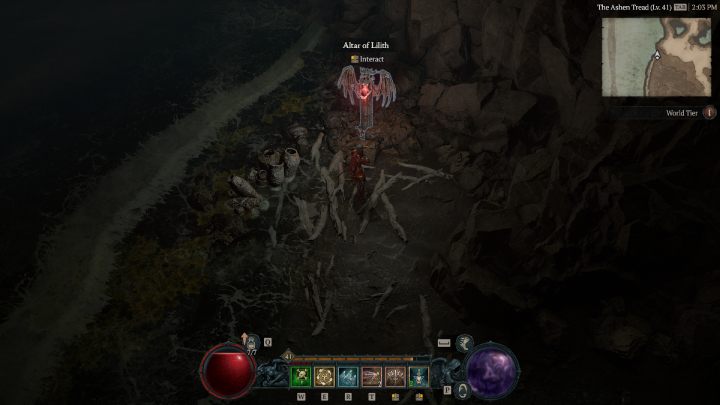 Ołtarz #5 jest tuż przy cieśninie łączącej Frozen Sea z Twin Seas - Diablo 4: Ołtarze Lilit (Altars of Lilith) - Dry Steppes - Diablo 4 - poradnik do gry