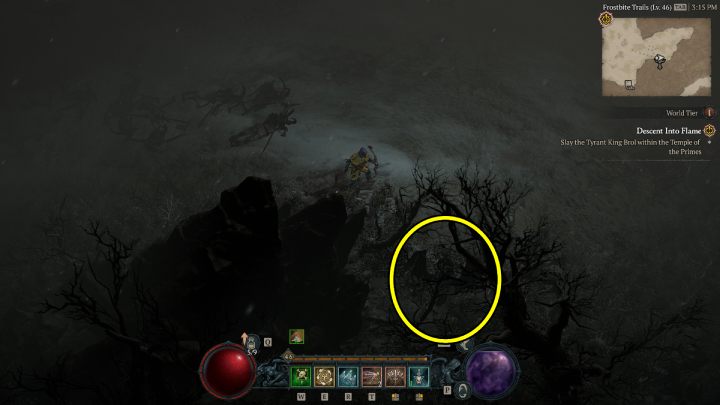 Ołtarz #6 znajduje się we wschodniej części tego regionu - Diablo 4: Ołtarze Lilit (Altars of Lilith) - Strzaskane Szczyty - Diablo 4 - poradnik do gry