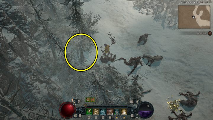 Ołtarz #9 znajduje się niedaleko przejścia do Scosglen - Diablo 4: Ołtarze Lilit (Altars of Lilith) - Strzaskane Szczyty - Diablo 4 - poradnik do gry