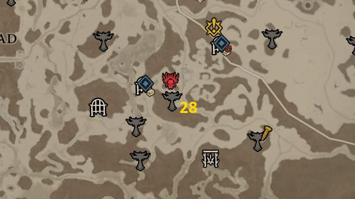 Tylko 1 ołtarz znajdziecie przy Twierdzy Malnok - Diablo 4: Ołtarze Lilit (Altars of Lilith) - Strzaskane Szczyty - Diablo 4 - poradnik do gry