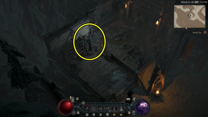 Ołtarz #28 jest w niewielkim domu w południowej części Twierdzy - Diablo 4: Ołtarze Lilit (Altars of Lilith) - Strzaskane Szczyty - Diablo 4 - poradnik do gry