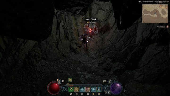 Ołtarz #2 znajduje się niedaleko eventu na południowej granicy Scosglen blisko Dry Steppes w małej jaskini - Diablo 4: Ołtarze Lilit (Altars of Lilith) - Scosglen - Diablo 4 - poradnik do gry