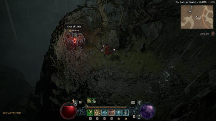 Ołtarz #28 znajdziecie na końcu drogi niedaleko cieśniny (krańca mapy) łączącej Frozen Sea z Twin Seas - Diablo 4: Ołtarze Lilit (Altars of Lilith) - Scosglen - Diablo 4 - poradnik do gry