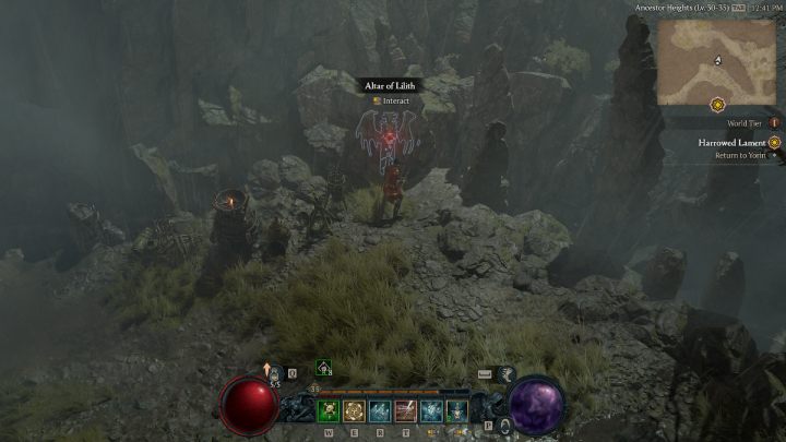 Ołtarz #1 znajduje się w północnej części mapy, niedaleko głównego zadania Apex of Misery - Diablo 4: Ołtarze Lilit (Altars of Lilith) - Scosglen - Diablo 4 - poradnik do gry