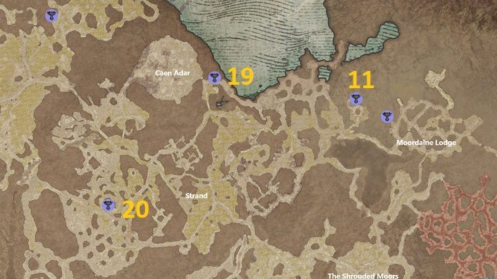 Na obszarze Wailing Hills znajdują się 3 Ołtarze do odkrycia - Diablo 4: Ołtarze Lilit (Altars of Lilith) - Scosglen - Diablo 4 - poradnik do gry