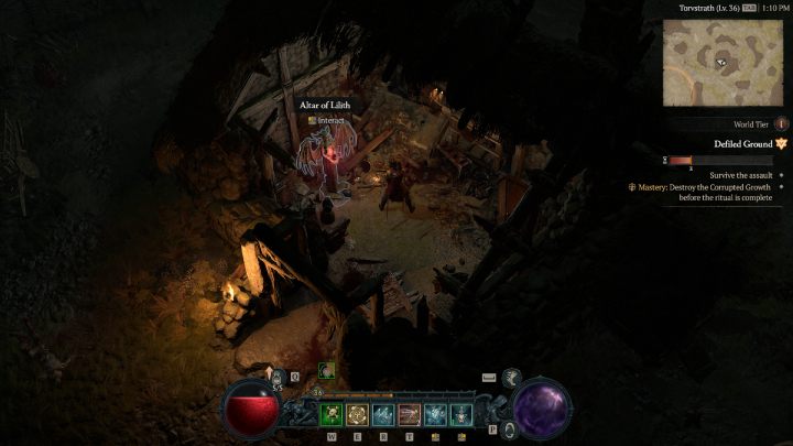 Ołtarz #20 znajduje się pomiędzy lochami Domhainne Tunnels i Lubans Rest - Diablo 4: Ołtarze Lilit (Altars of Lilith) - Scosglen - Diablo 4 - poradnik do gry