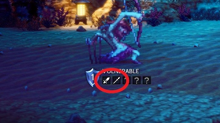 Wrogowie mają słabe punkty, które możecie wykorzystać, aby zadawać im dodatkowe obrażenia - Octopath Traveler 2: Porady na start - Octopath Traveler 2 - poradnik do gry