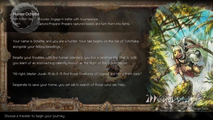 Ochette jest łowczynią, a zatem jest to postać głównie ofensywna, choć posiada też kilka zdolności wspierających - Octopath Traveler 2: Postacie - Octopath Traveler 2 - poradnik do gry